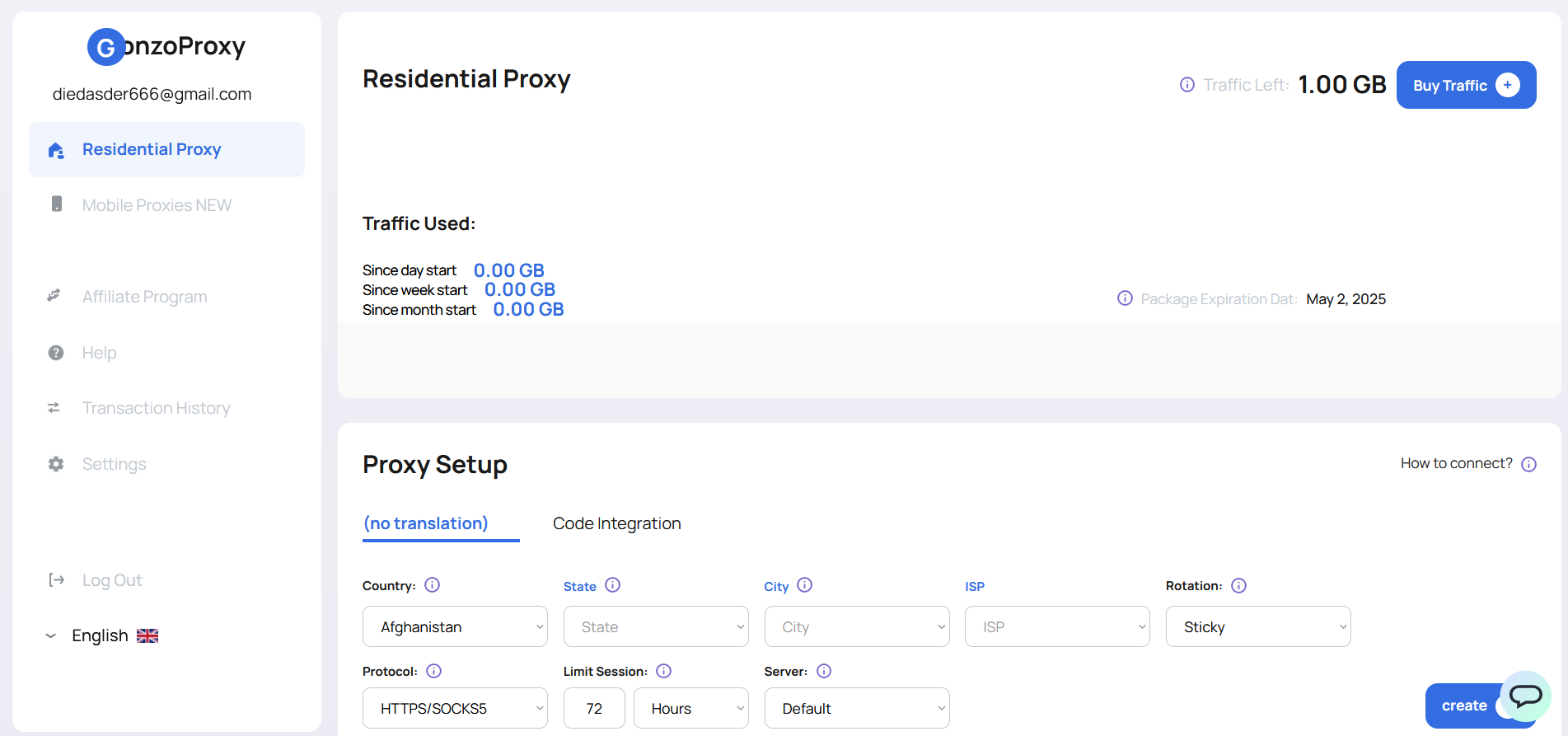 How to start using residential proxies? — Step-by-step guide to using GonzoProxy residential proxies 🚀