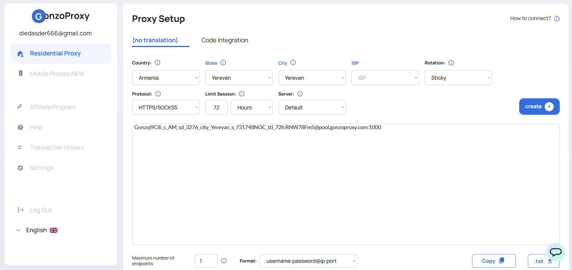 Set up your proxies 🔧 — Step-by-step guide to using GonzoProxy residential proxies 🚀