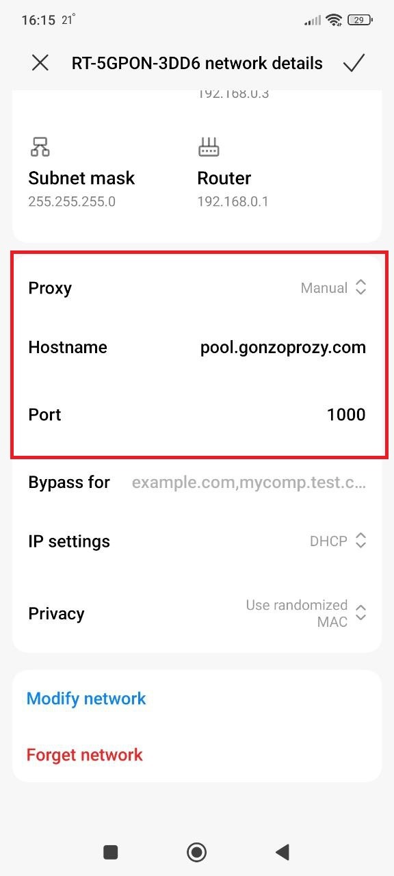 Step-by-step proxy setup on Android via WiFi — How to set up a proxy on Android phone: step-by-step guide