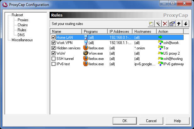 ProxyCap (Windows) — Best proxy software for 2026: Windows, macOS and Linux