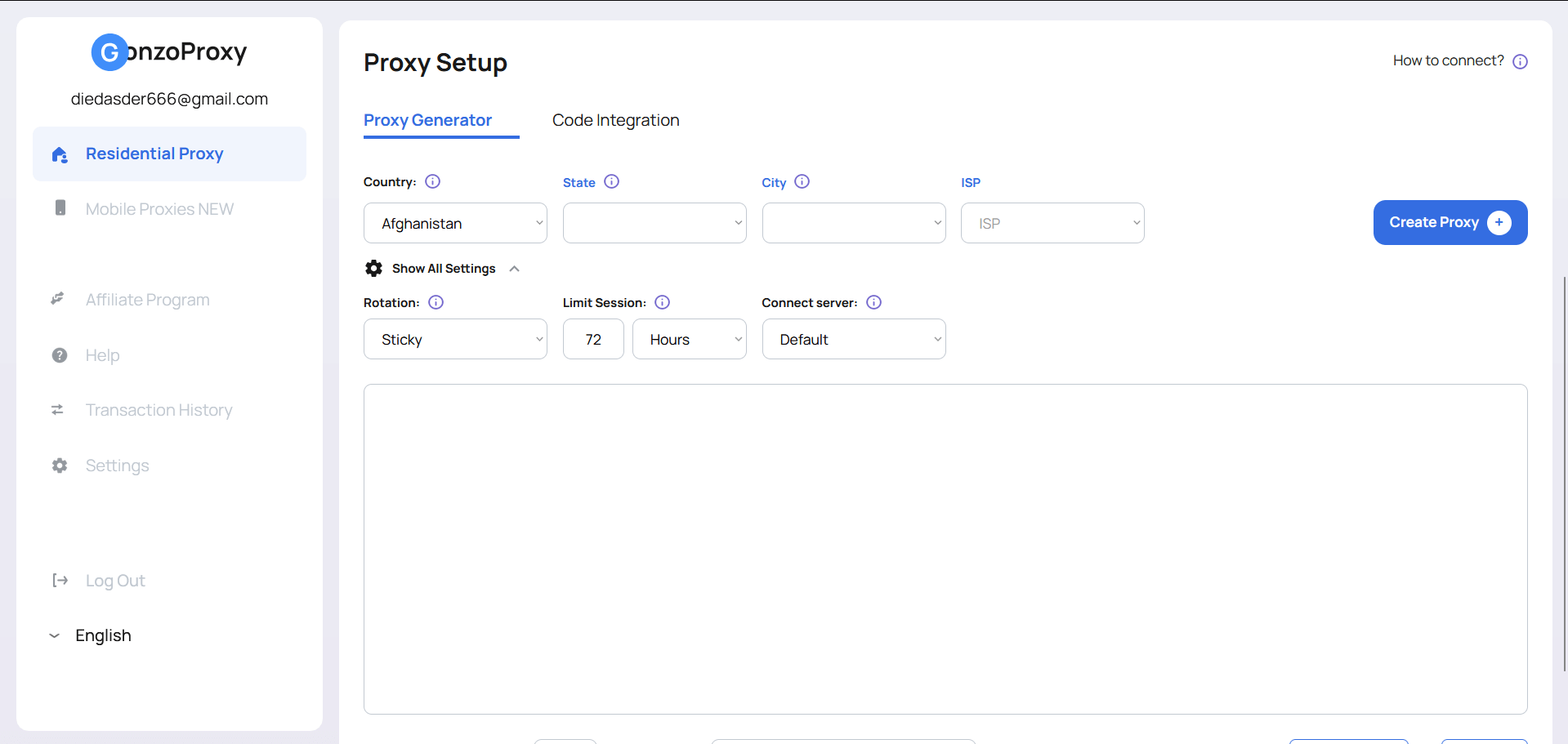 Step 3 — Get Your Gonzo Proxy Credentials — How to Set Up GonzoProxy in VMLogin: Step-by-Step Guide
