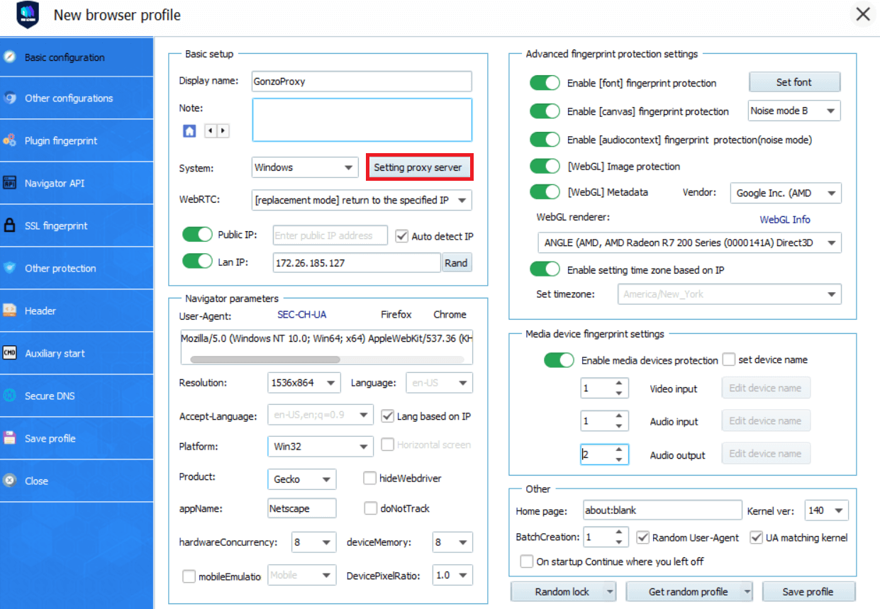 Step 4 — Configure Proxy Settings in VMLogin — How to Set Up GonzoProxy in VMLogin: Step-by-Step Guide