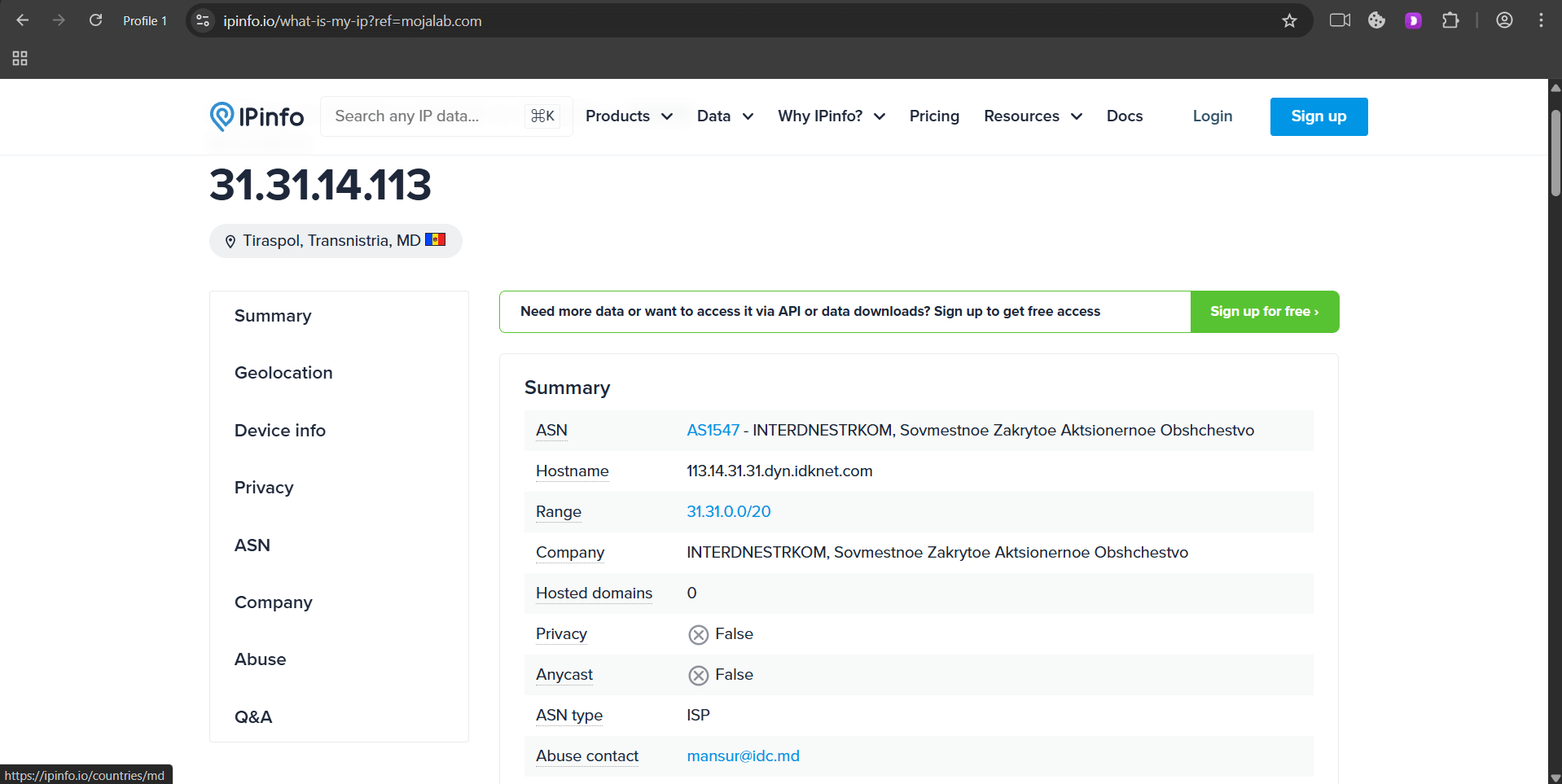 How to determine if connection goes through proxy (IP checkers, whoer.net and others) — Checking proxies: how to make sure your server works properly
