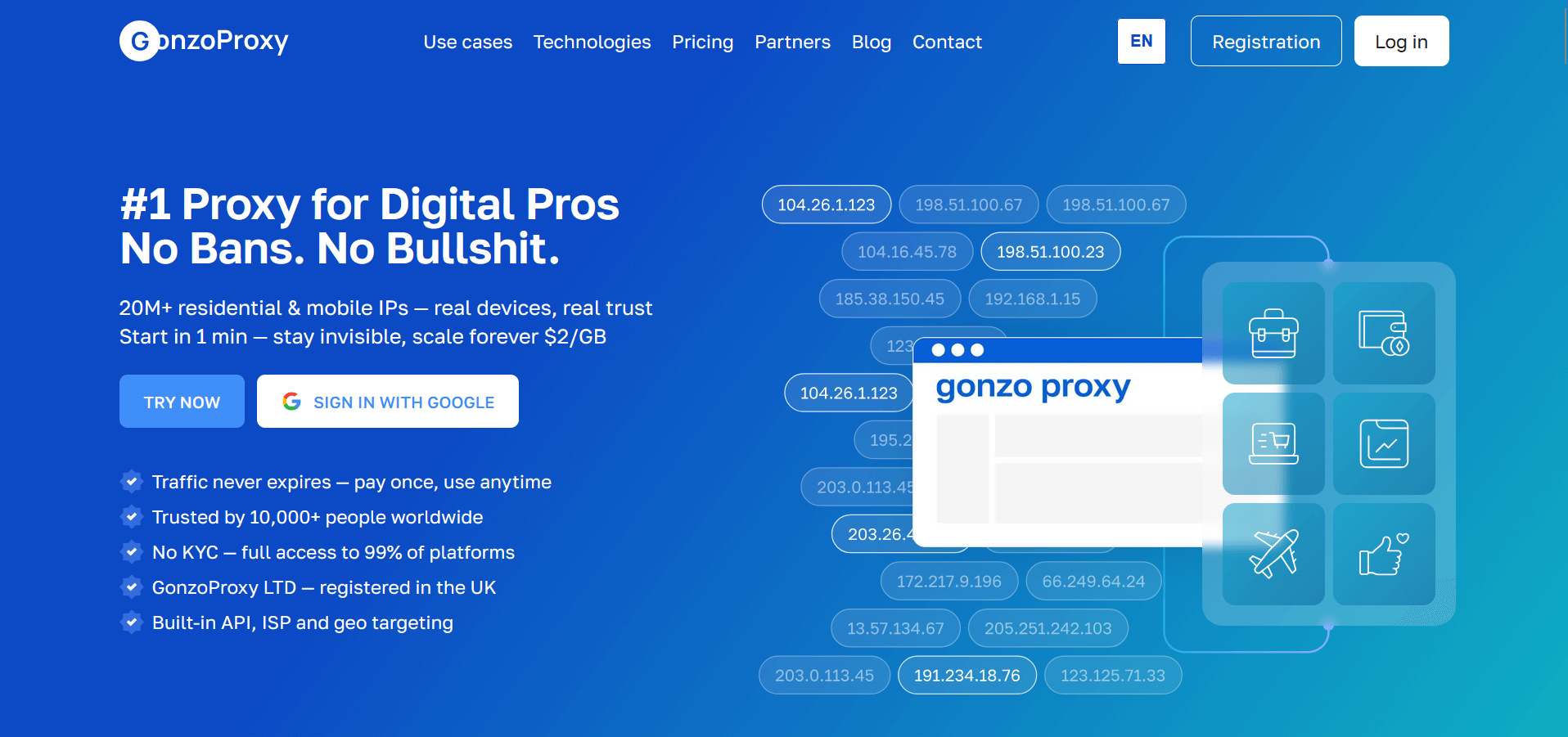 GonzoProxy — Proxies for traffic arbitrage: the ultimate guide to choosing and setting up