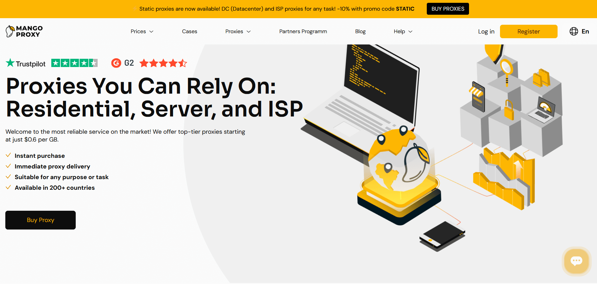 3. Mango Proxy — Best SOAX Alternatives & Competitors (2026)