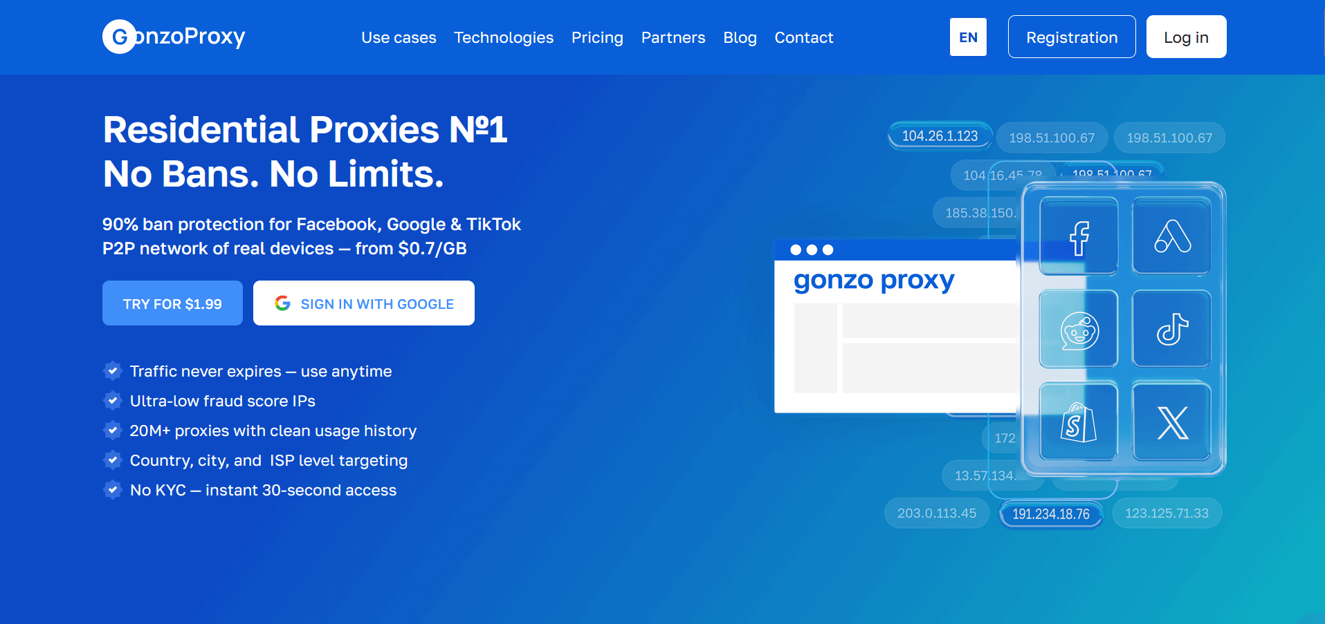 #1 – GonzoProxy — Top ProxyEmpire Alternatives and Competitors [2026]