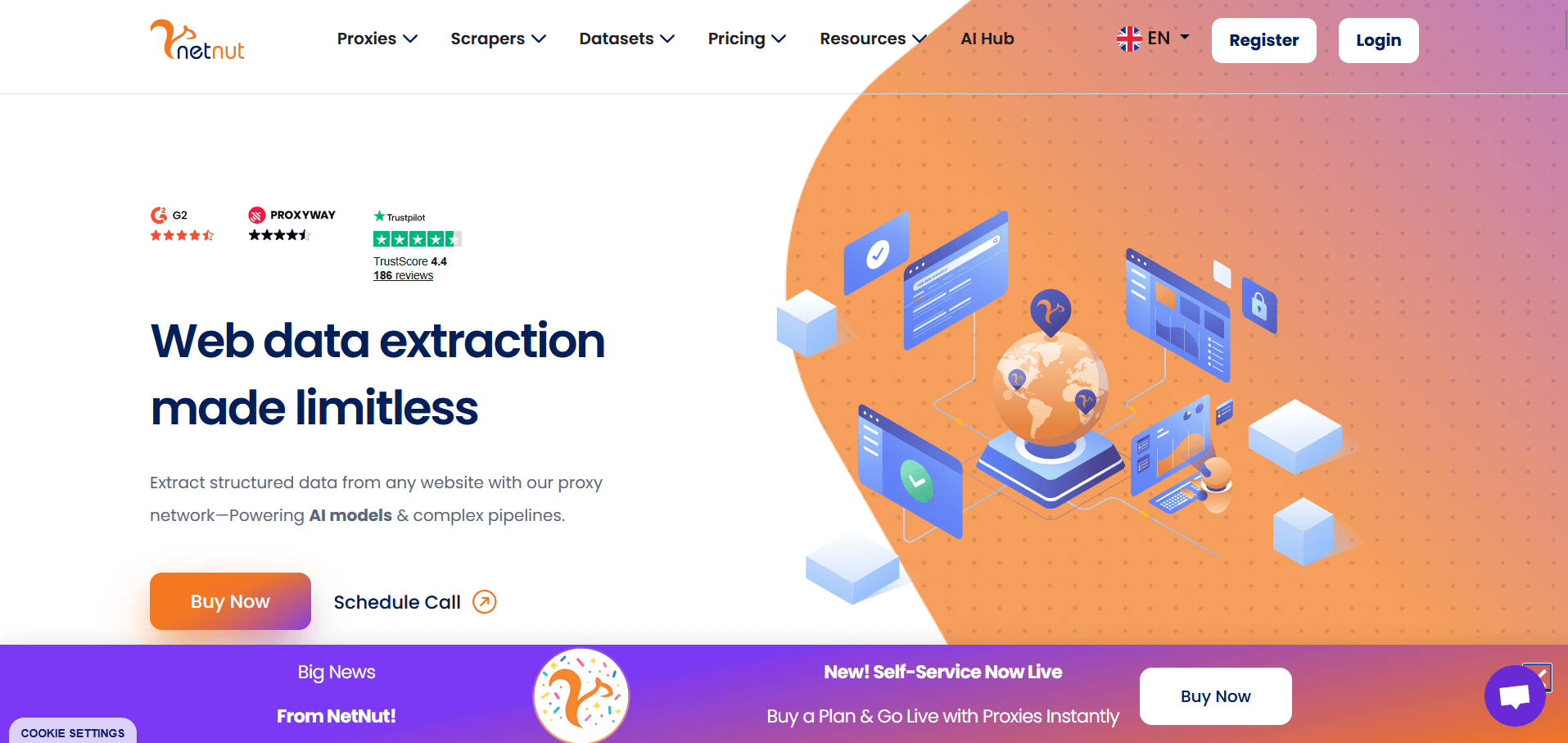 8. NetNut — AstroProxy Alternatives in 2026