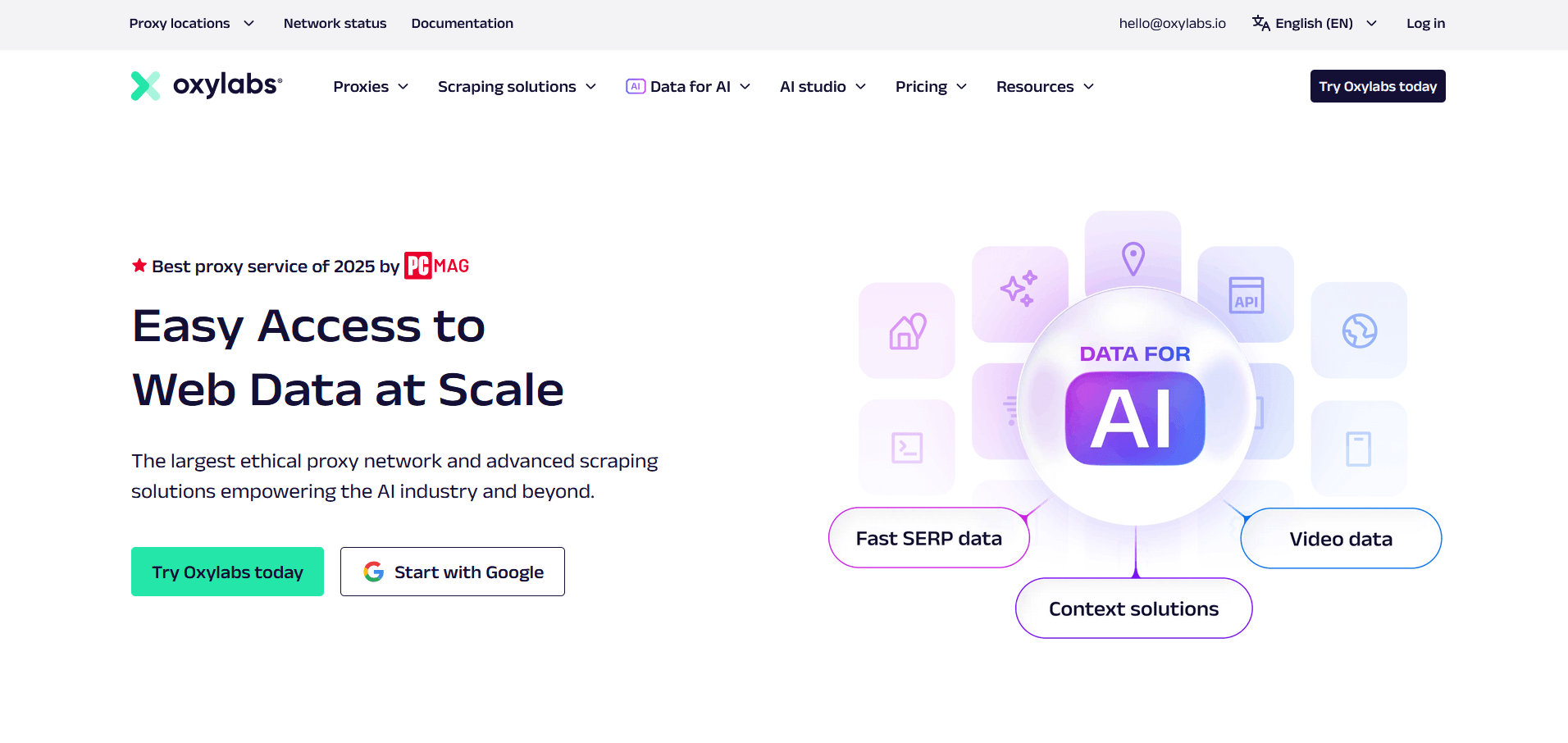 3. Oxylabs — Топ-10 альтернатив и конкурентов Webshare в 2026 году