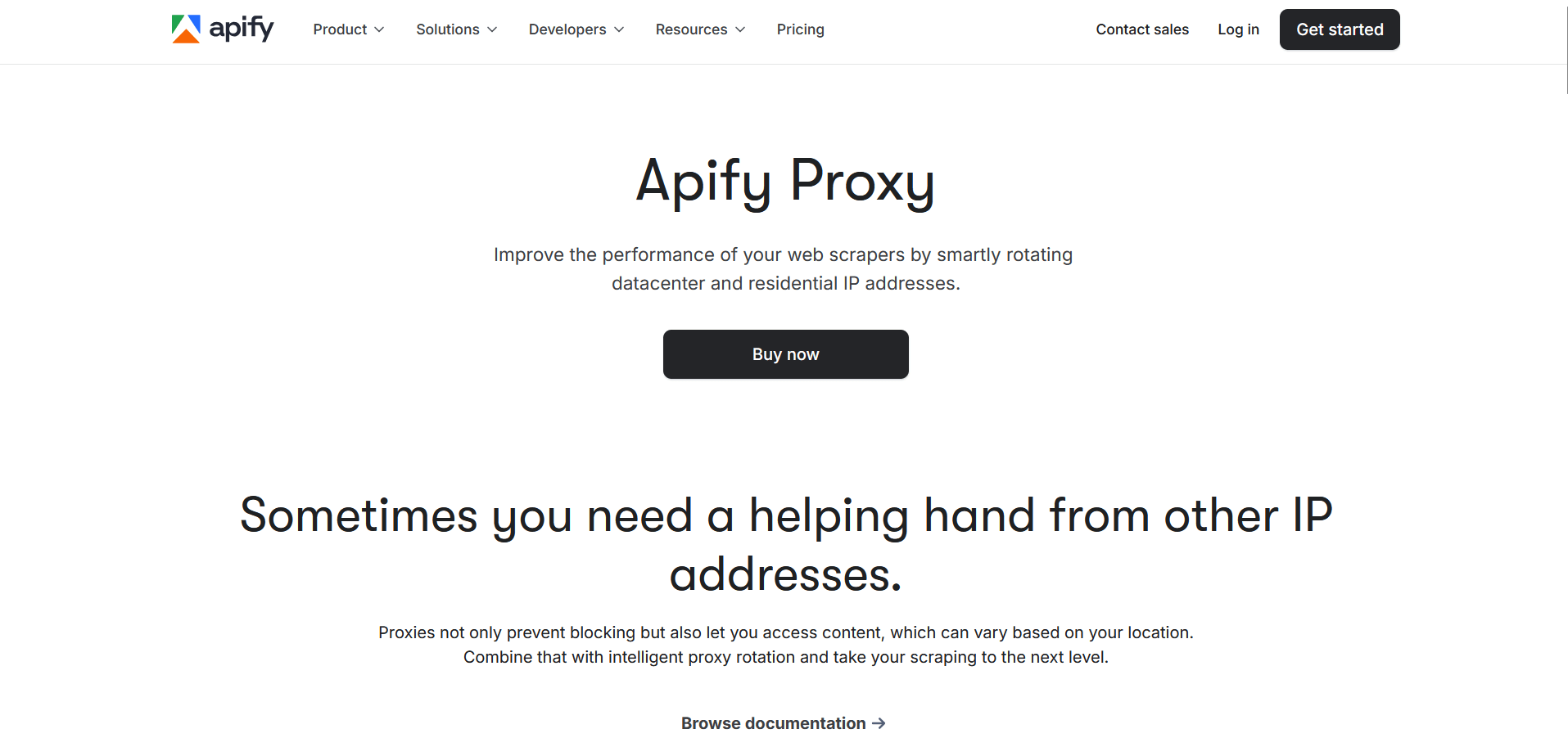 5. Apify Proxy — Топ-10 альтернатив и конкурентов Webshare в 2026 году