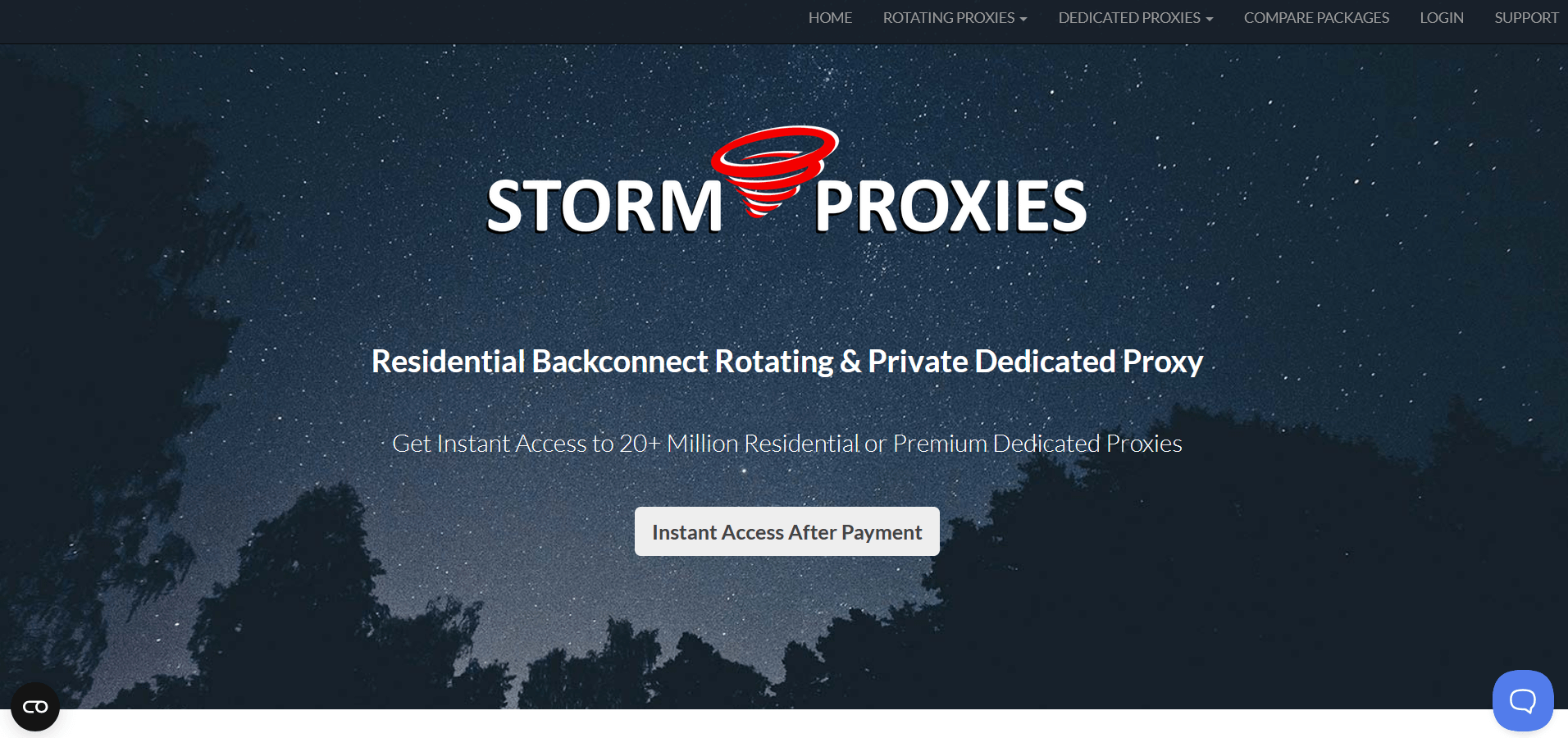 8. Storm Proxies — Топ-10 альтернатив и конкурентов Webshare в 2026 году