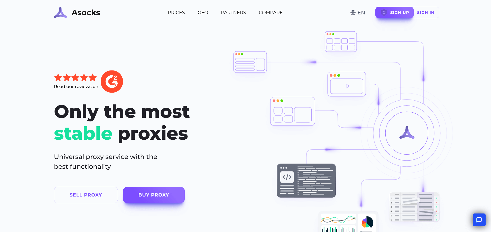7. ASocks — Топ 10 альтернатив ProxyRack [2026]