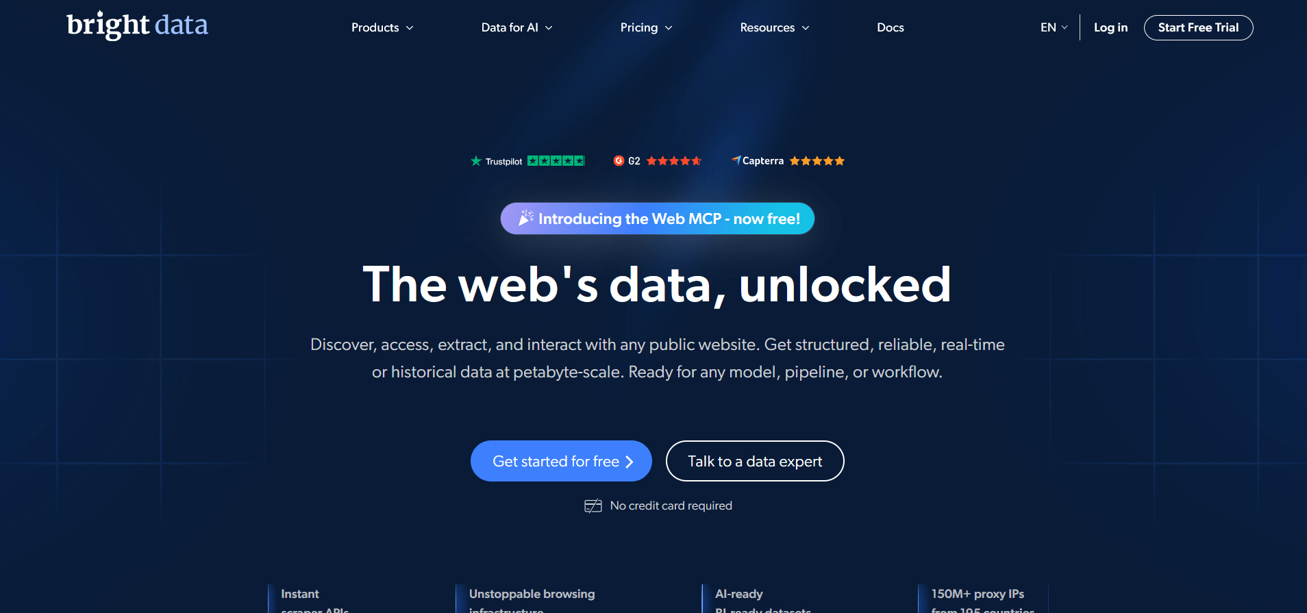5. Bright Data — Альтернативы ProxyScrape в 2026 году: как выбрать лучший прокси-сервис под свои задачи