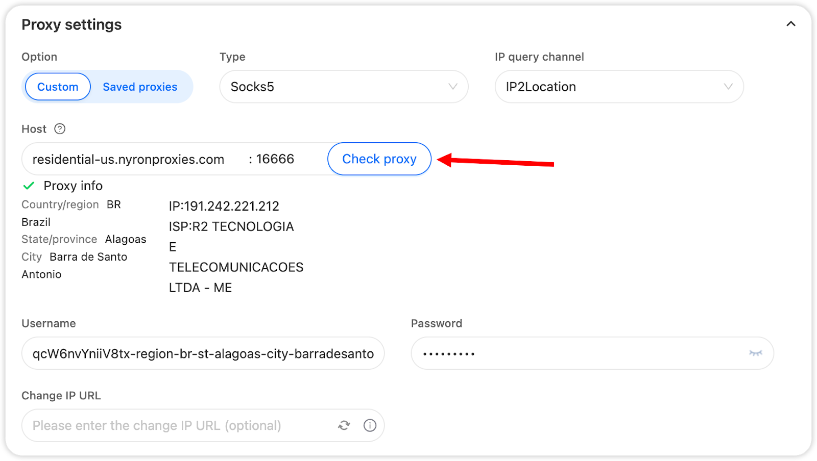 Setup in GeeLark — Set Up GonzoProxy in GeeLark