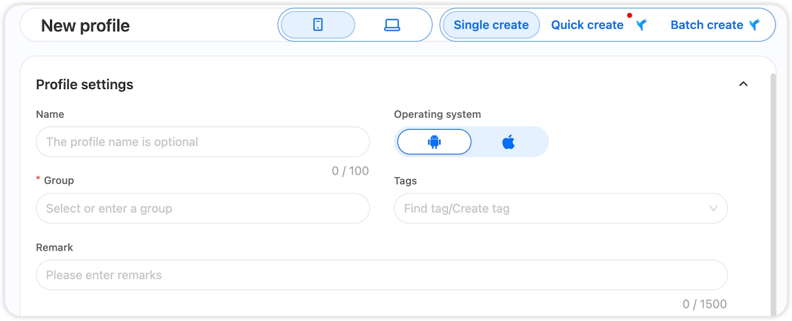 Setup in GeeLark — Set Up GonzoProxy in GeeLark