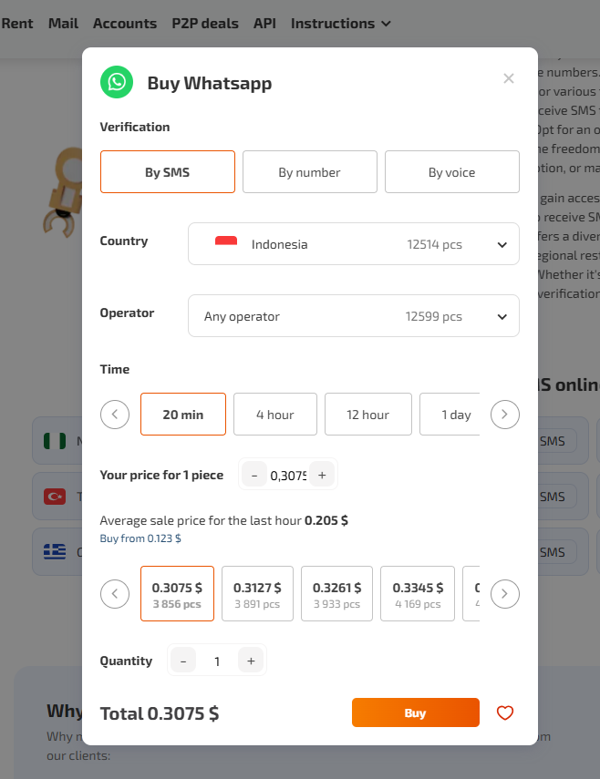 Instructions: how to use the SMS-Activate service — Set Up GonzoProxy in SMS-Activate