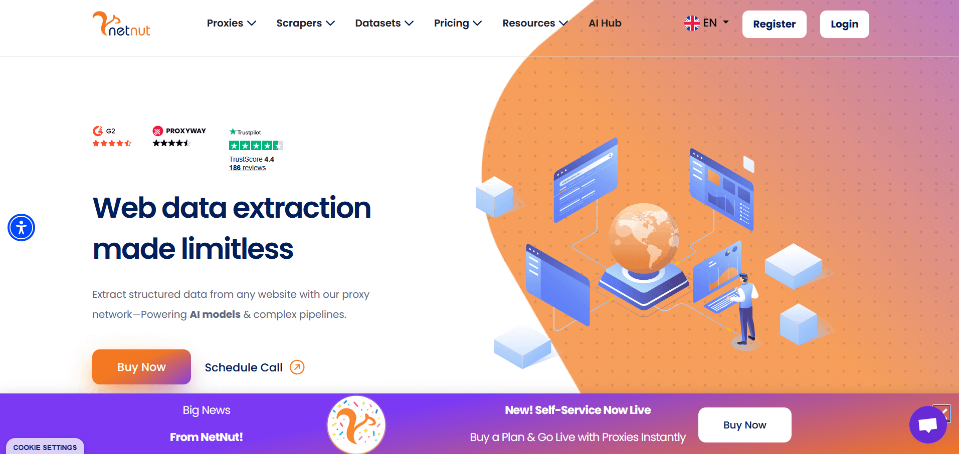 5. NetNut — Storm Proxies Alternatives 2026