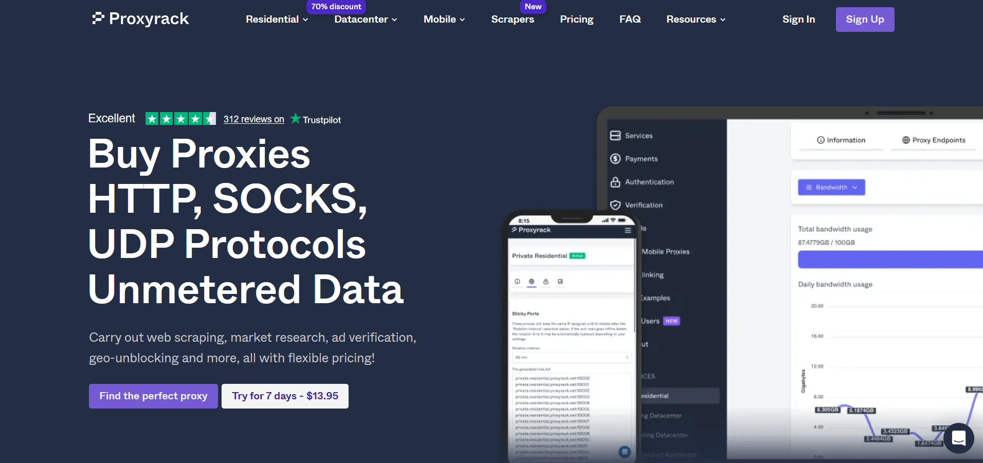 9. ProxyRack — Storm Proxies Alternatives 2026