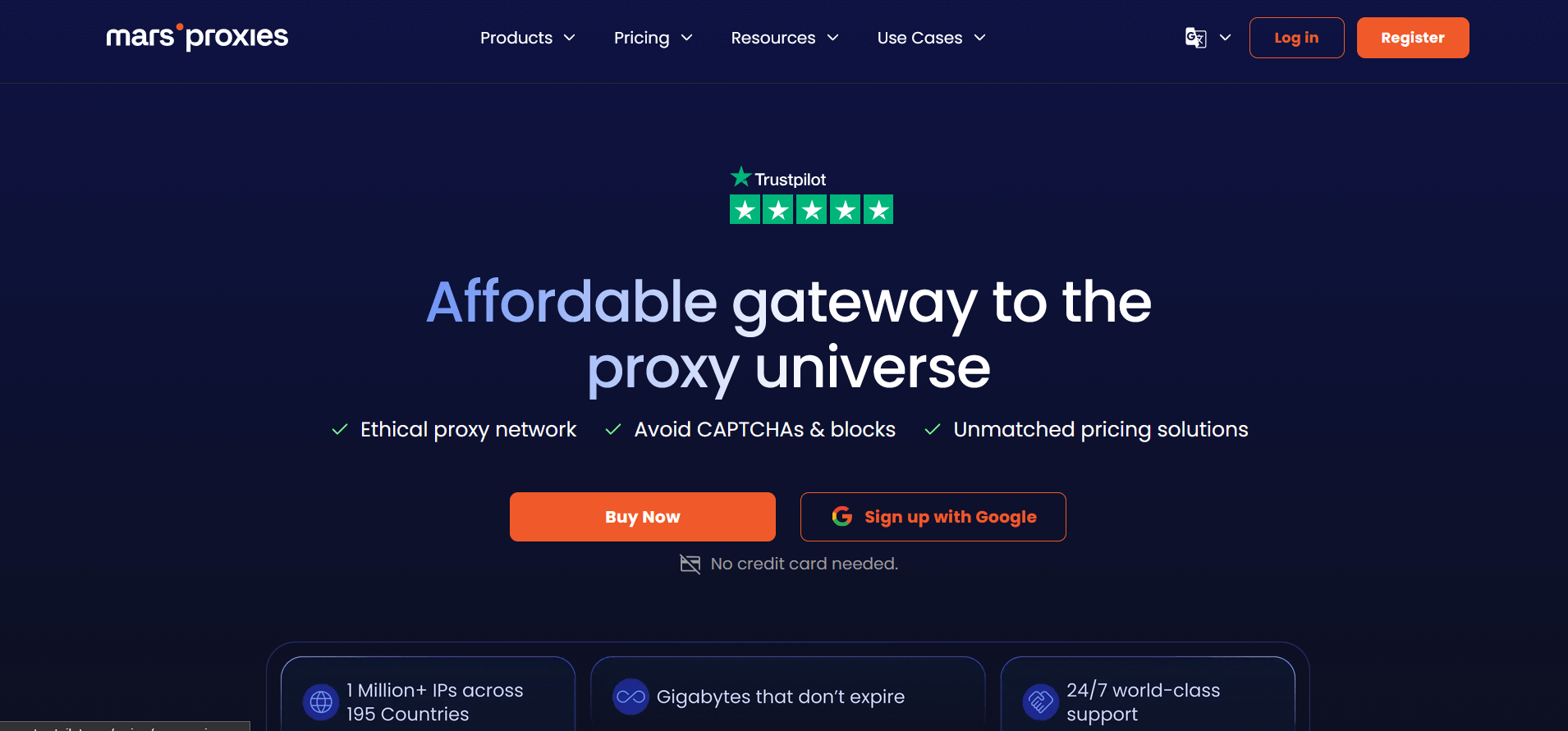 9. MarsProxies — IP2World Alternatives 2026: 10 Best Competitors