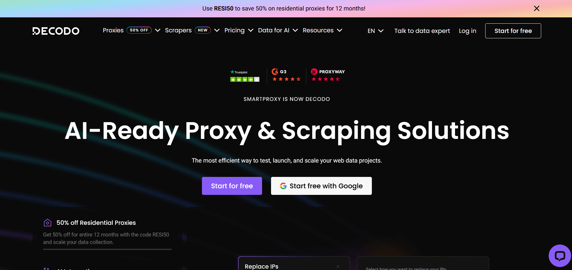 4. Smartproxy (Decodo) — ScrapFly Alternatives [2026]: How to Choose the Best Provider for Your Needs