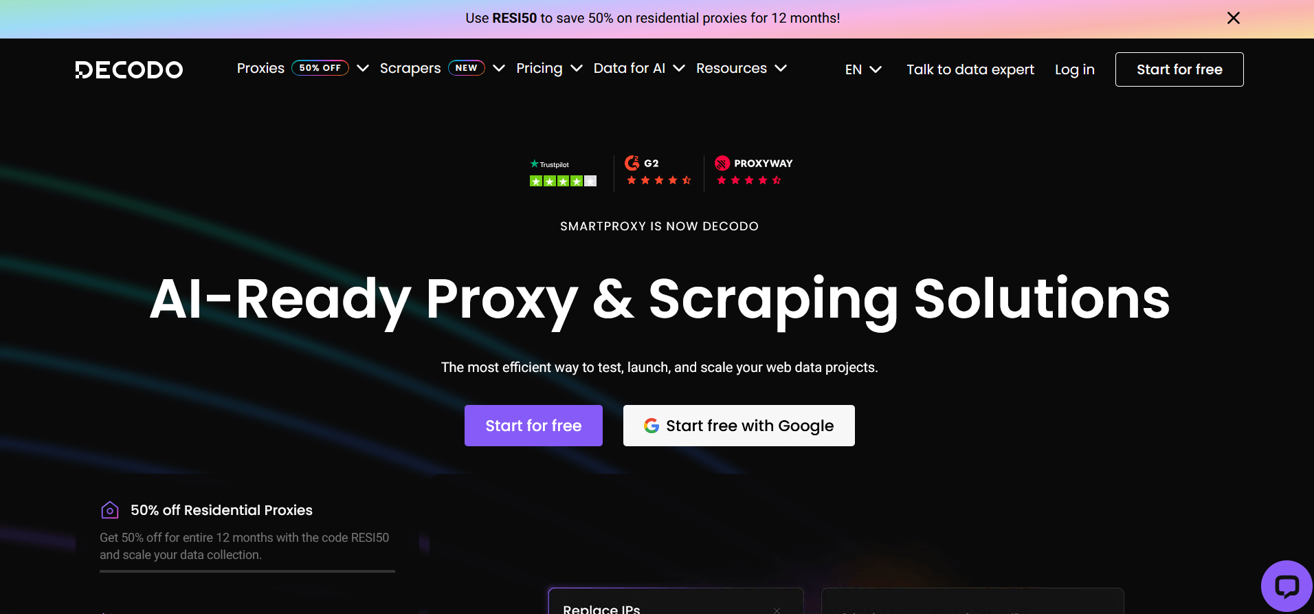 5. Smartproxy (now Decodo) — 911Proxy Alternatives 2026