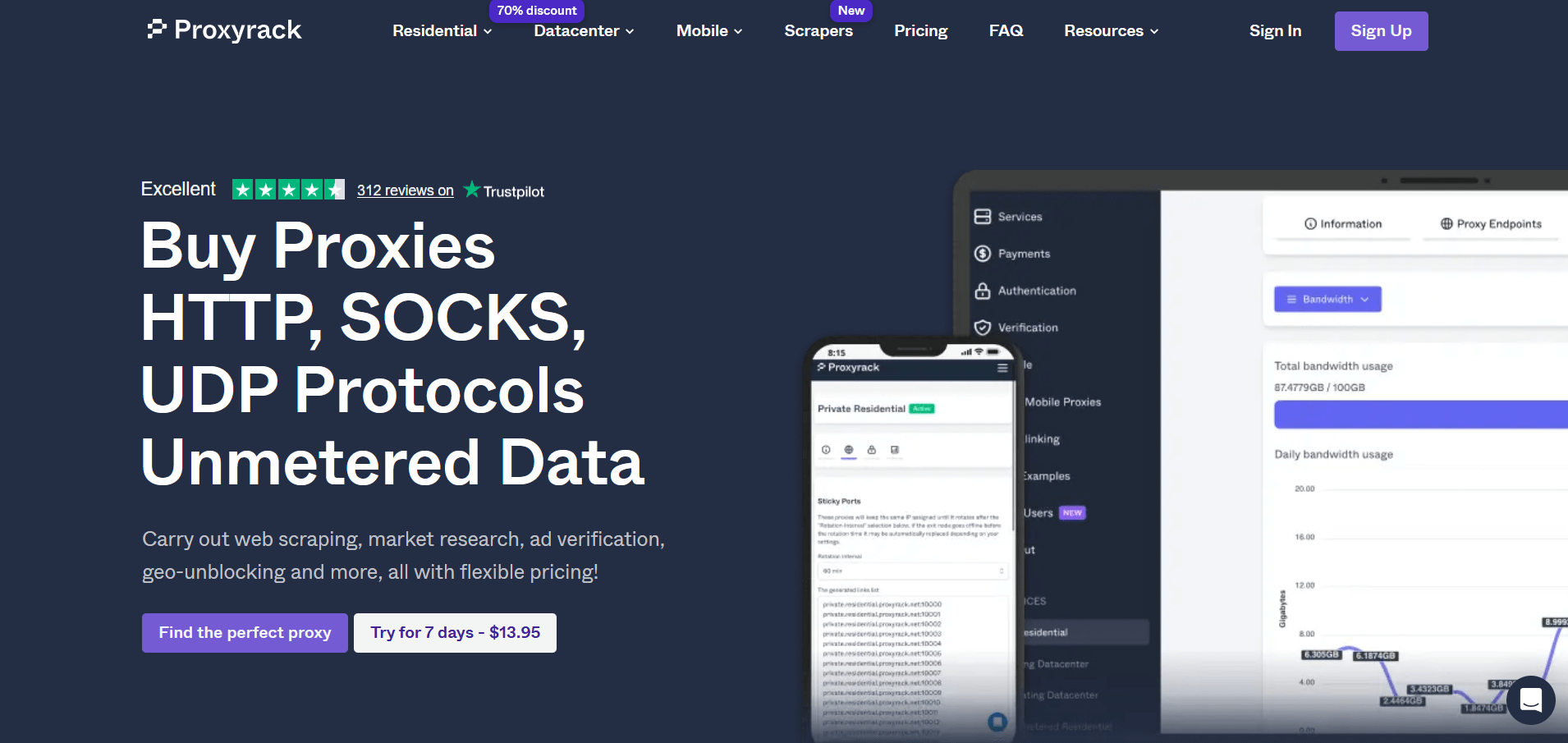 9. ProxyRack — 911Proxy Alternatives 2026