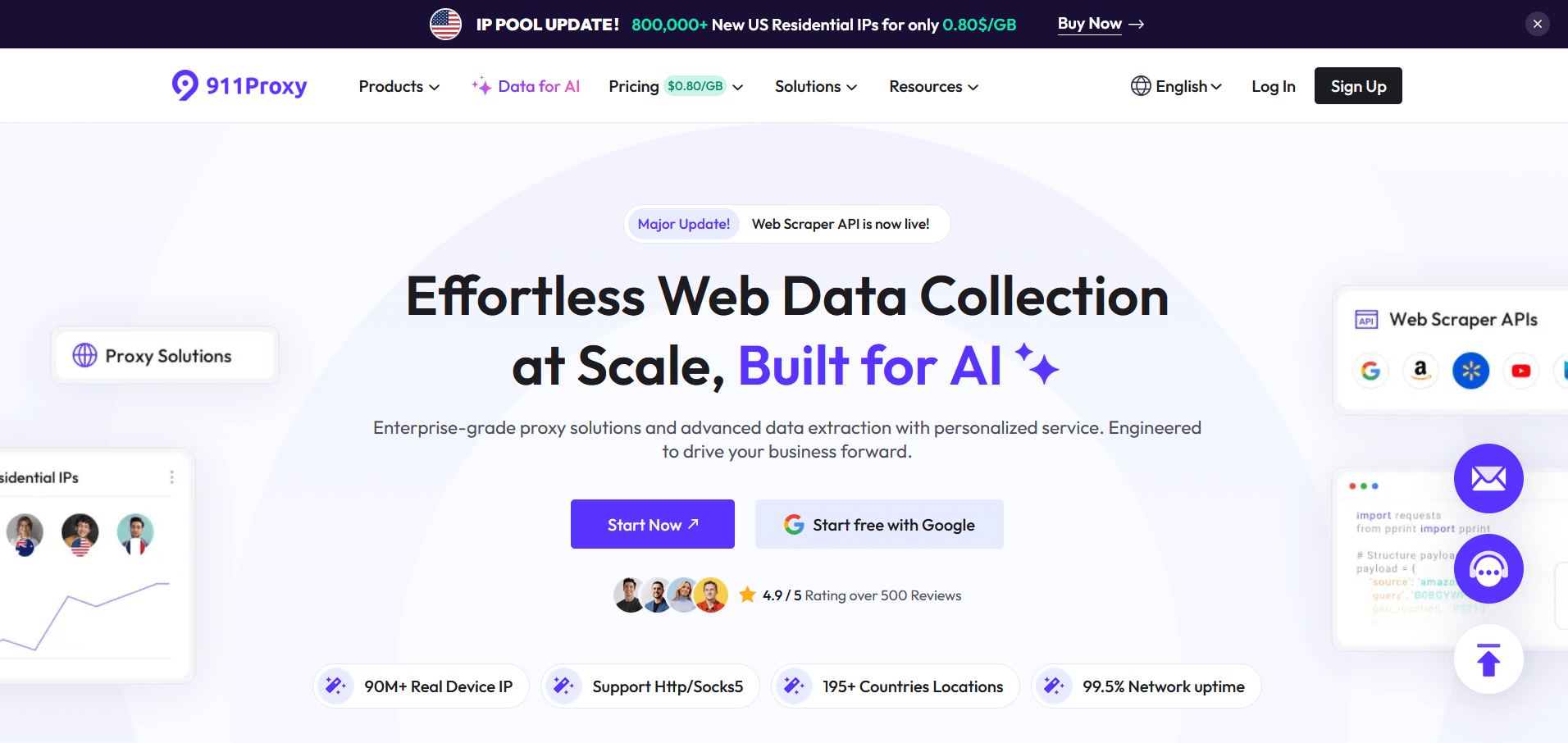 3. 911 Proxy (911 S5) — Top 8 IPRoyal Alternatives in 2026