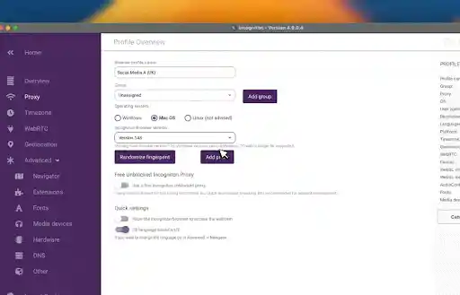 Working with a proxy — Set Up GonzoProxy in Incogniton
