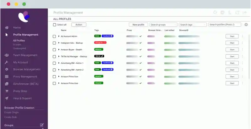 Обзор Incogniton. Работа с несколькими аккаунтами без следов